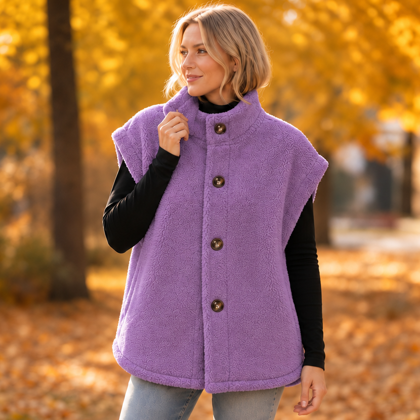 Hearth & Hush Sherpa Gilet - Fleece-Look Women's Vest