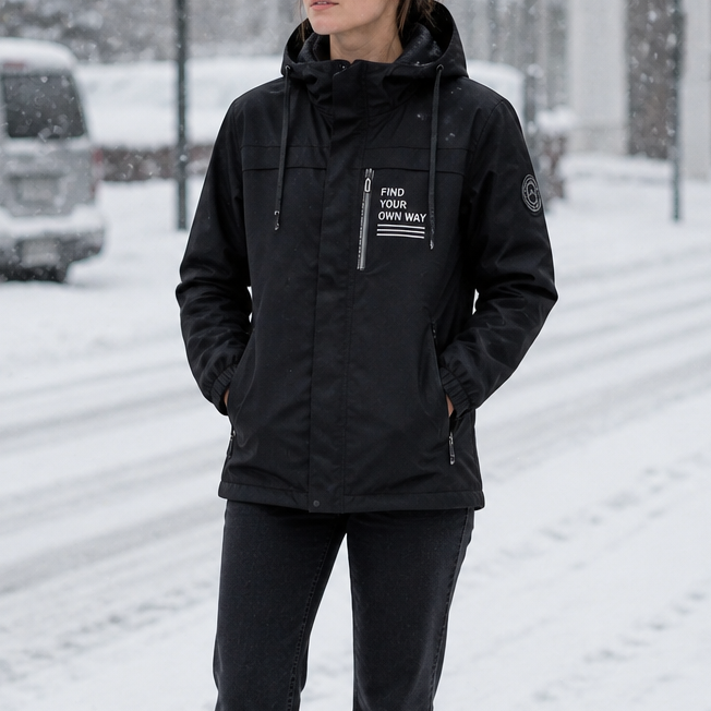 Trailhaven Windbreaker - Fleece-Lined Women's Hooded Jacket