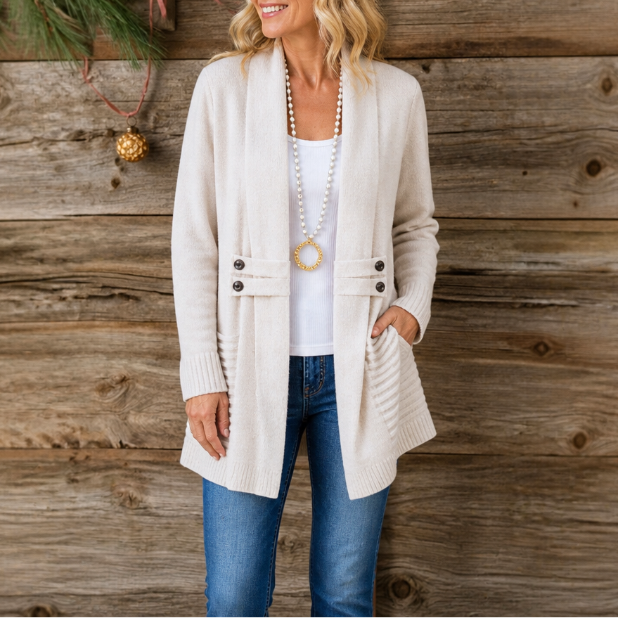 Everdrape Shawl Collar Cardigan - Wool-Blend Women's Knit