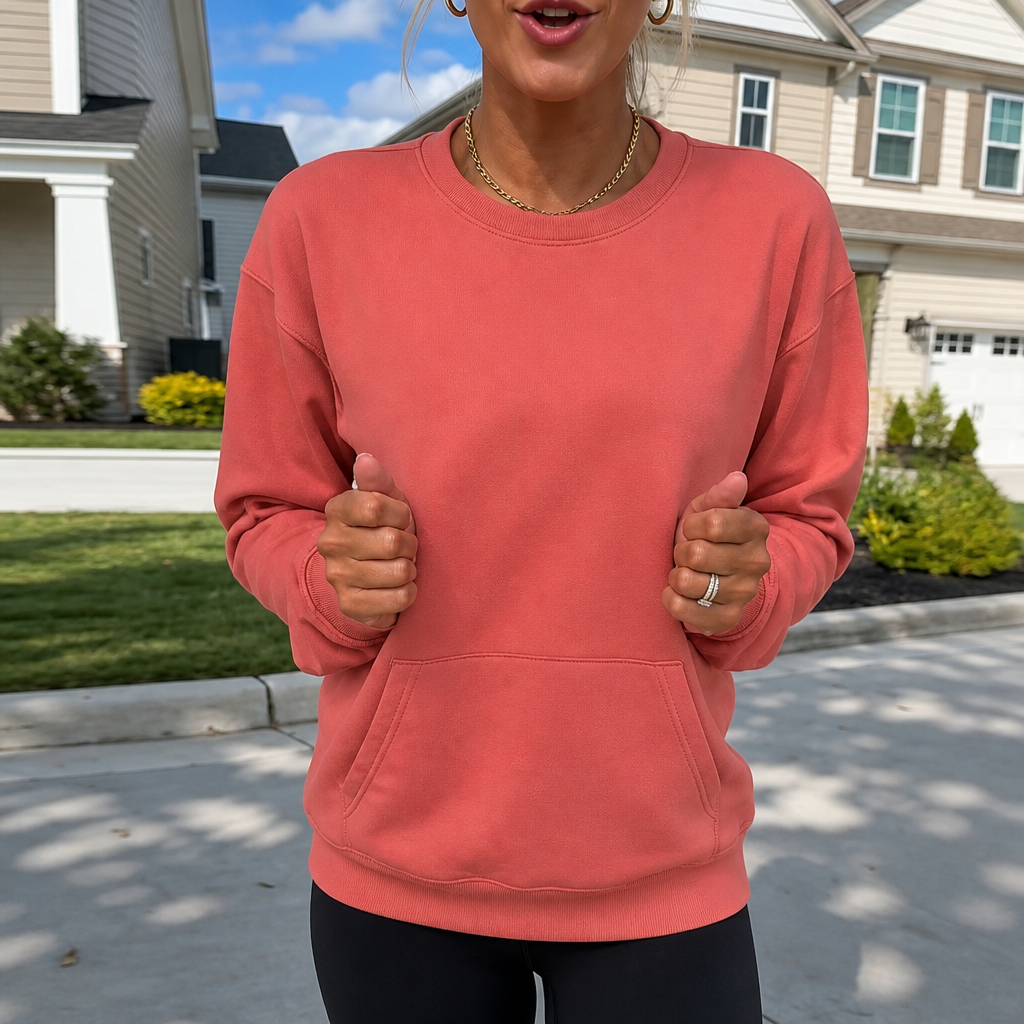 Restfield - Oversized Kangaroo Pocket Women's Sweatshirt