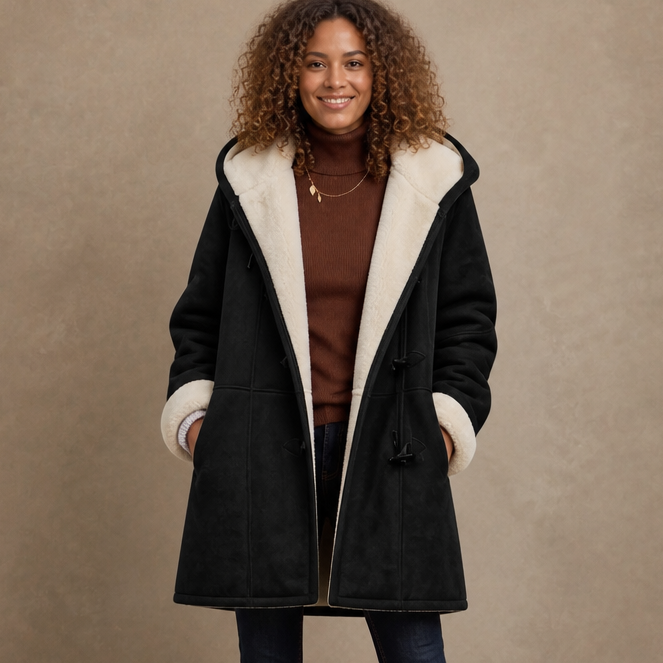Wintlace Hooded Duffle Coat - Women's Fleece-Lined Coat