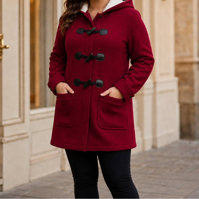 Coatelle Hooded Toggle Coat - Women's Mid-Length Coat