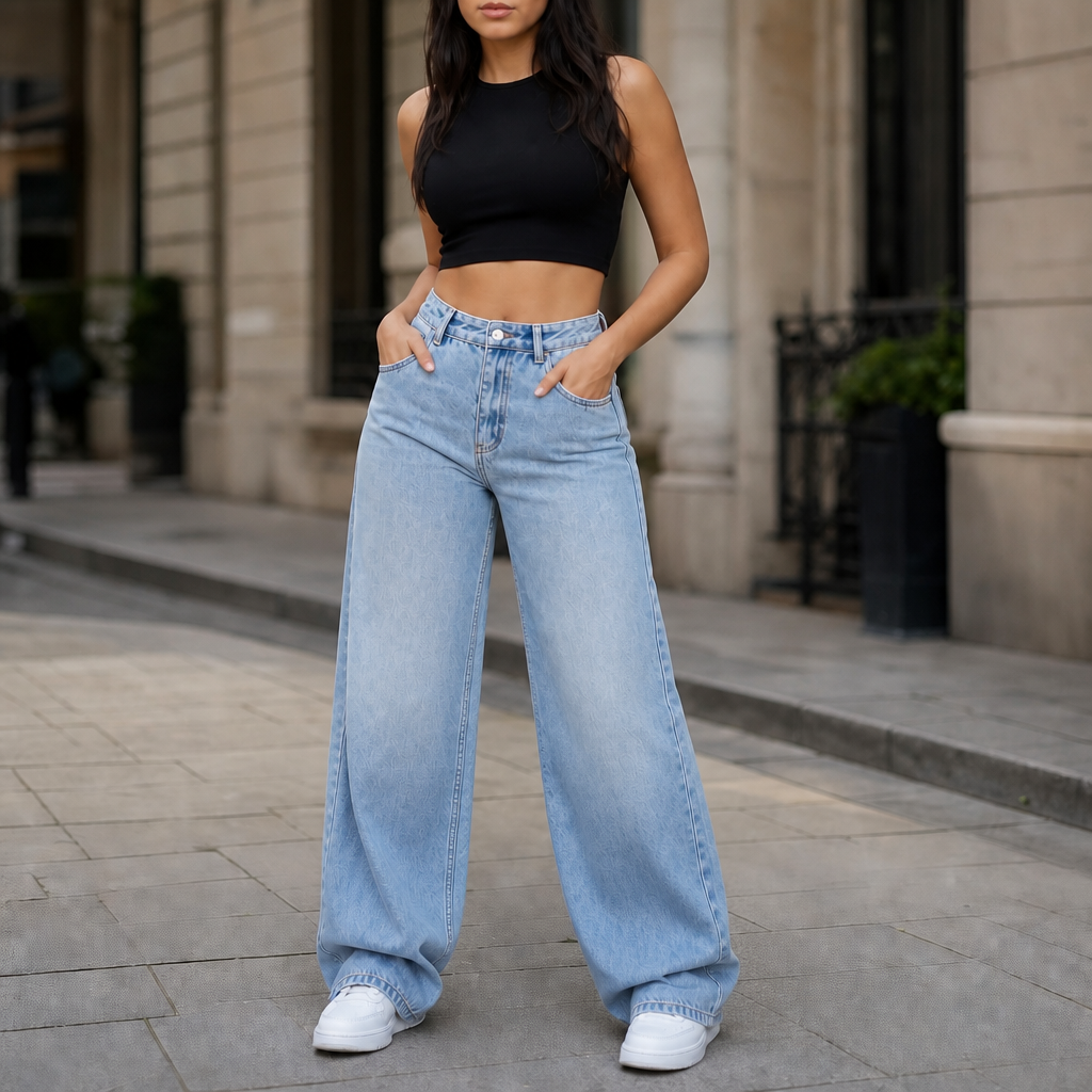 Vela Straight Jeans - High Rise Relaxed Women's Jeans