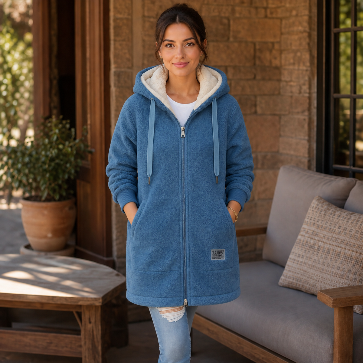 Phoebe Fleece-Lined Hooded Jacket - Women's Zip Jacket
