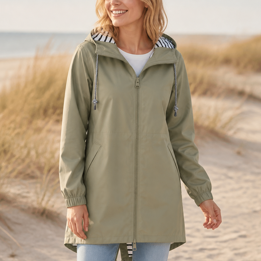 Rainfell Hooded Rain Jacket - Women's Packable Raincoat