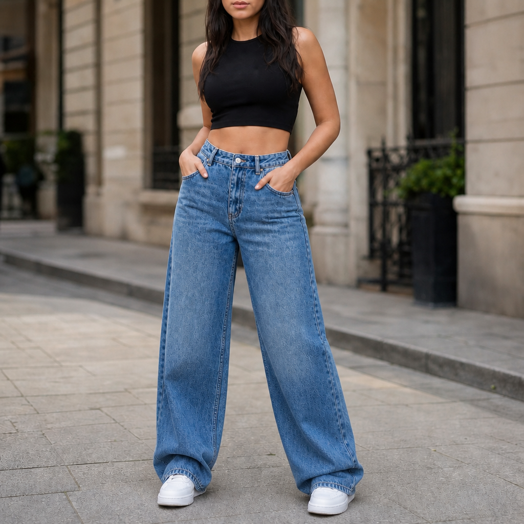 Vela Straight Jeans - High Rise Relaxed Women's Jeans