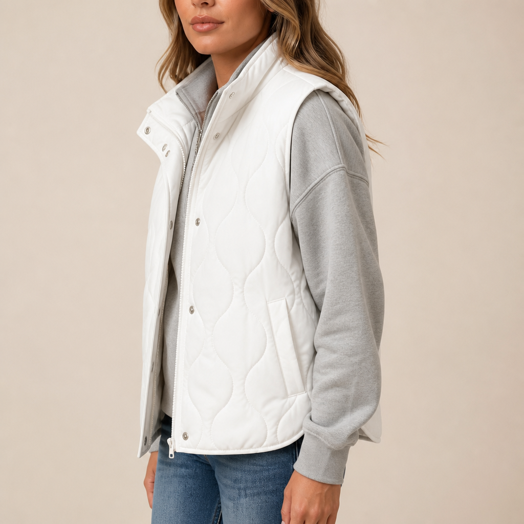 Wavelyn Quilted Vest - Women's Cropped Padded Gilet