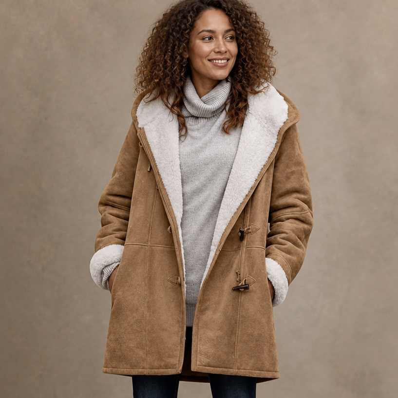 Wintlace Hooded Duffle Coat - Women's Fleece-Lined Coat