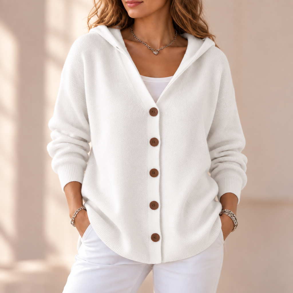 Softcove Hooded Cardigan - Women's A Line Cotton Knit
