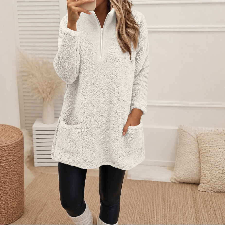 Wearlyn Half-Zip Sherpa Fleece - Women's Longline Pullover
