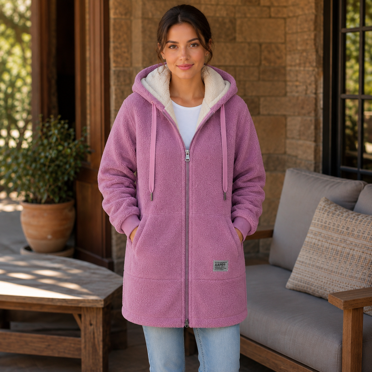 Phoebe Fleece-Lined Hooded Jacket - Women's Zip Jacket