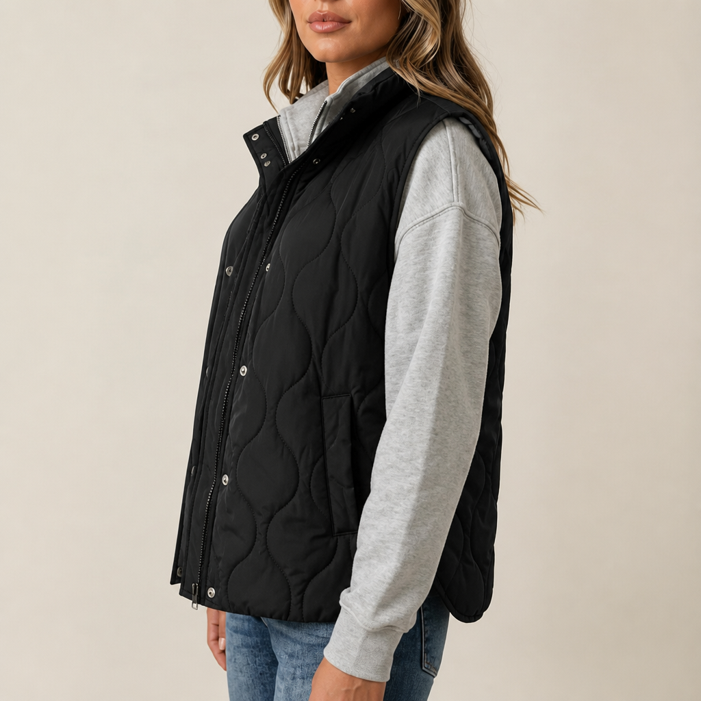 Wavelyn Quilted Vest - Women's Cropped Padded Gilet