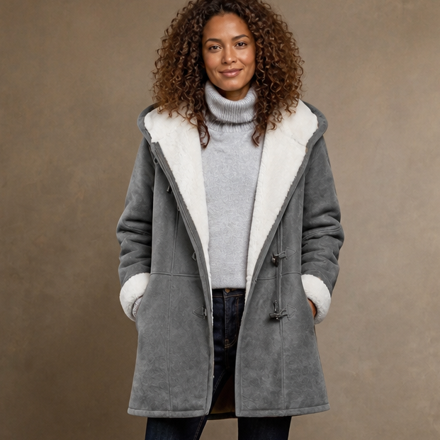 Wintlace Hooded Duffle Coat - Women's Fleece-Lined Coat