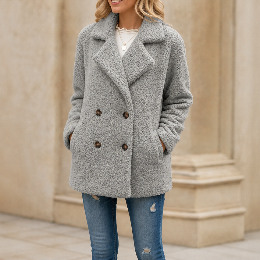 Cozelle Sherpa Teddy Jacket - Women's Fleece Winter Jacket