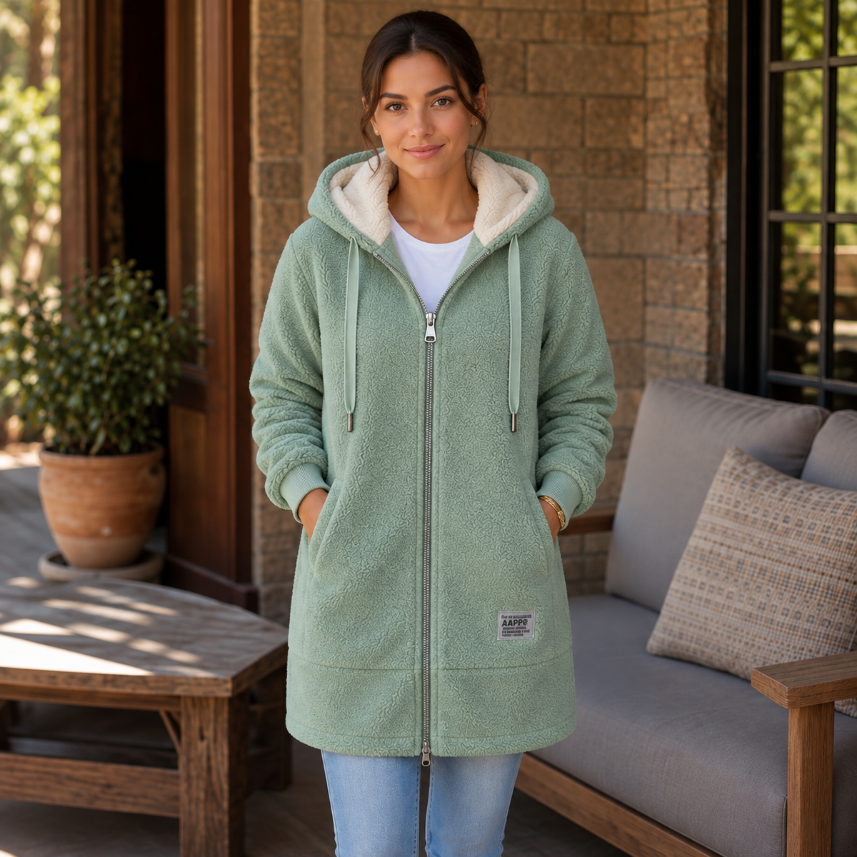 Phoebe Fleece-Lined Hooded Jacket - Women's Zip Jacket