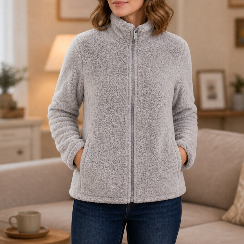 Velora Fleece Jacket - Women's Stand Collar Zip Fleece