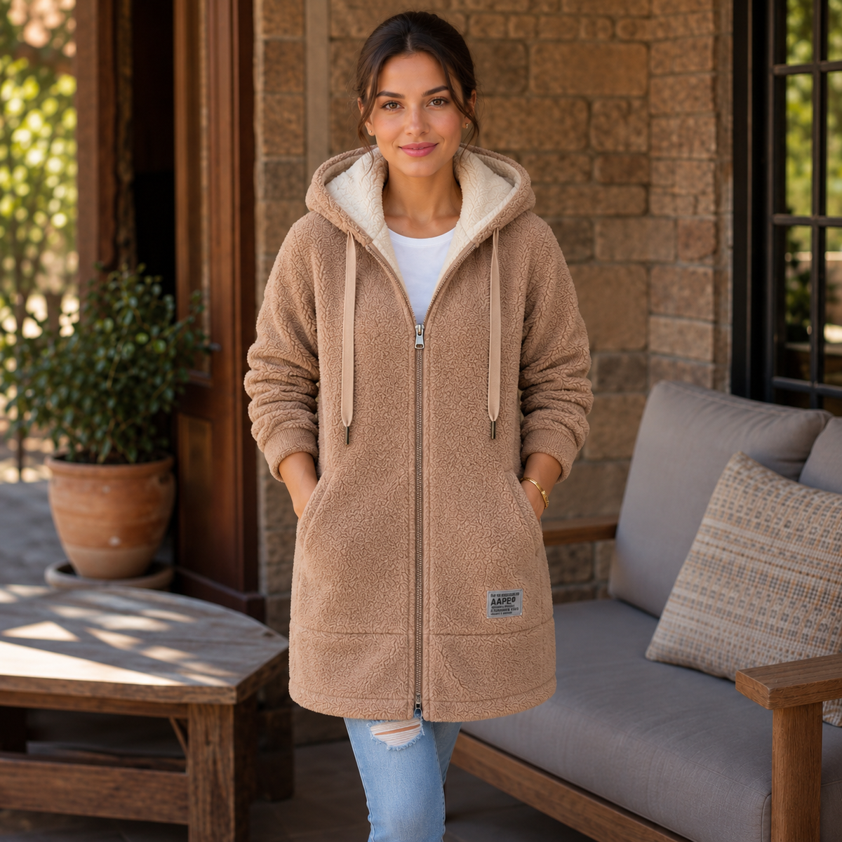 Phoebe Fleece-Lined Hooded Jacket - Women's Zip Jacket