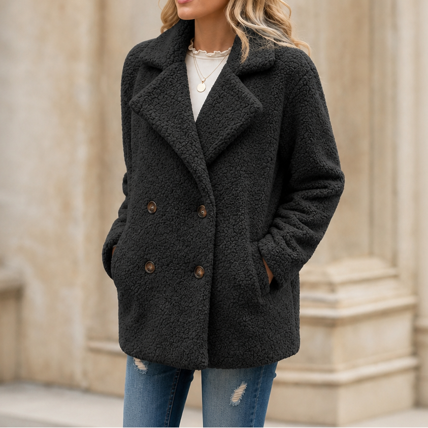 Cozelle Sherpa Teddy Jacket - Women's Fleece Winter Jacket