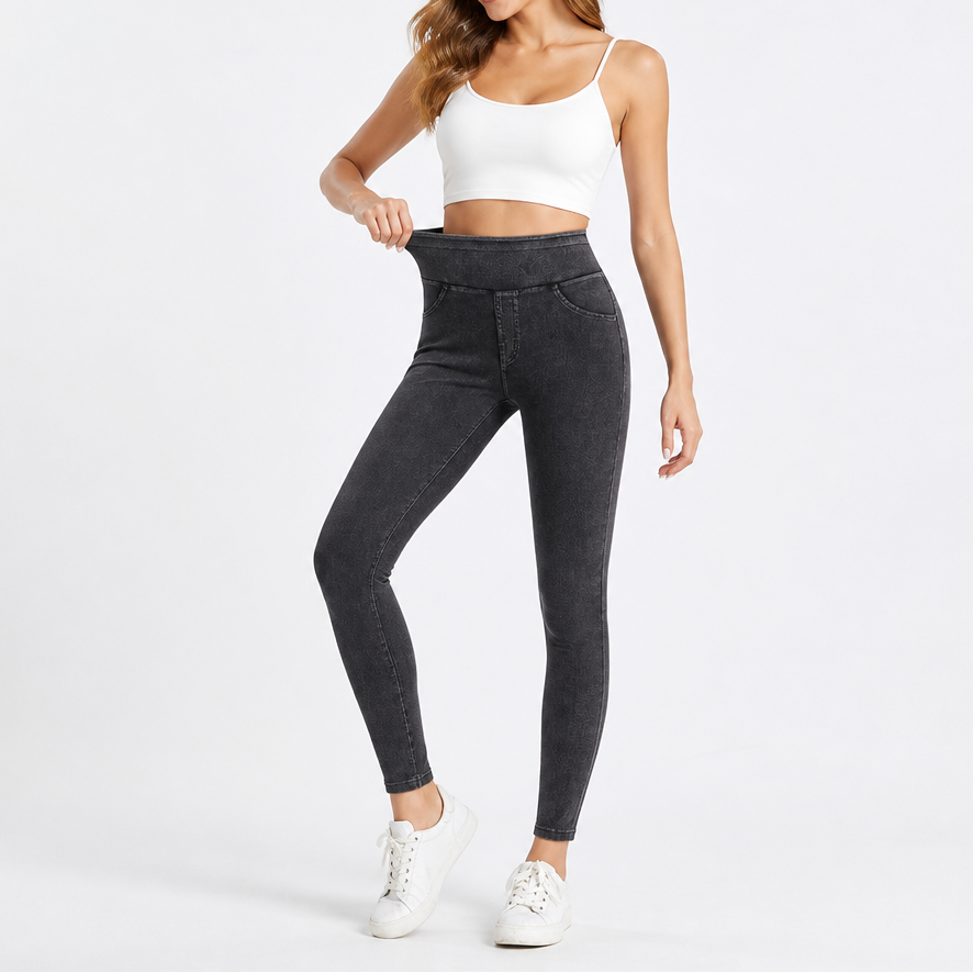 Wearbella Jeggings - High Waist Denim Look Women's Leggings