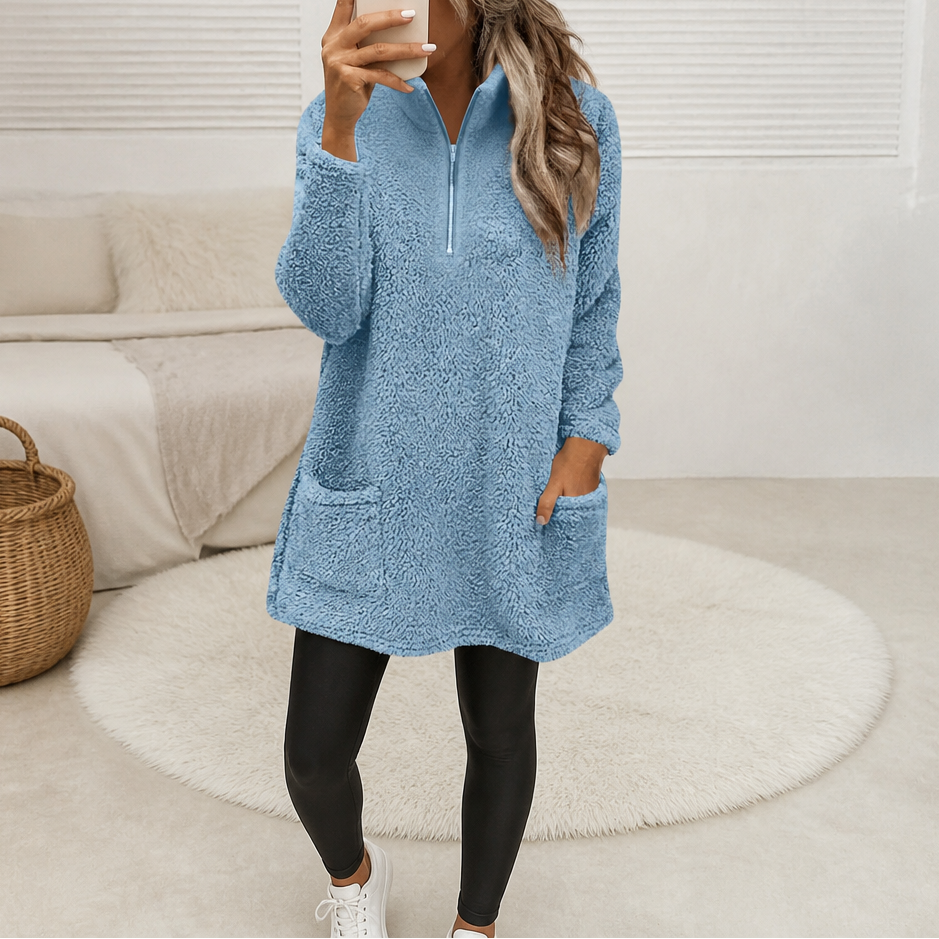 Wearlyn Half-Zip Sherpa Fleece - Women's Longline Pullover