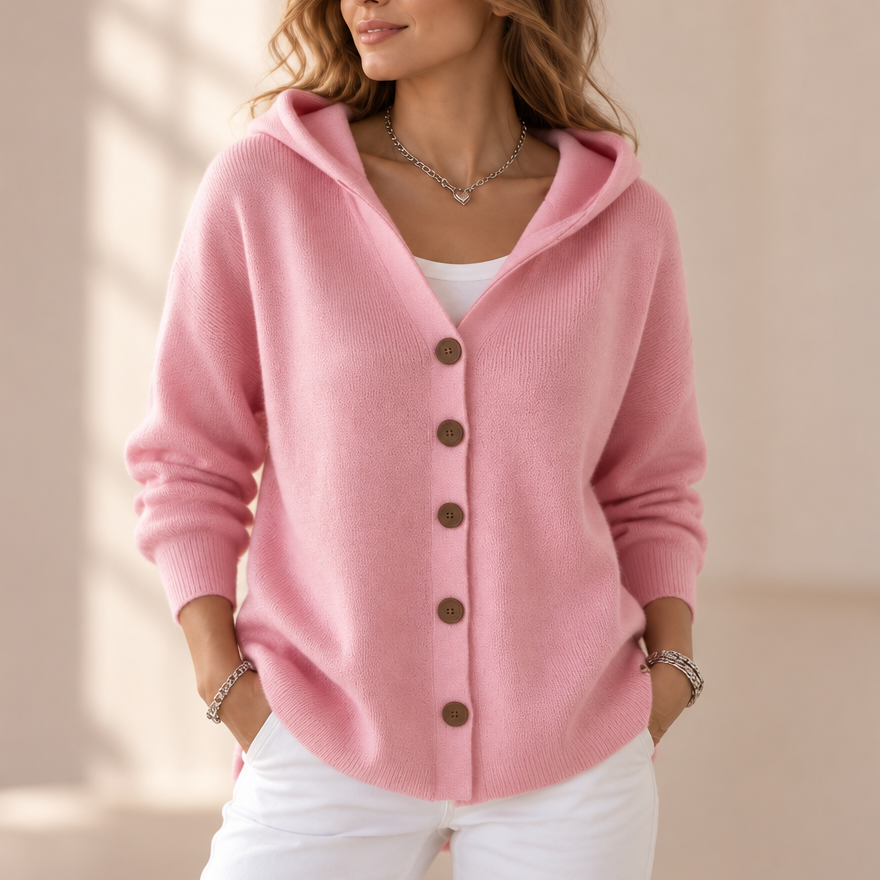 Softcove Hooded Cardigan - Women's A Line Cotton Knit