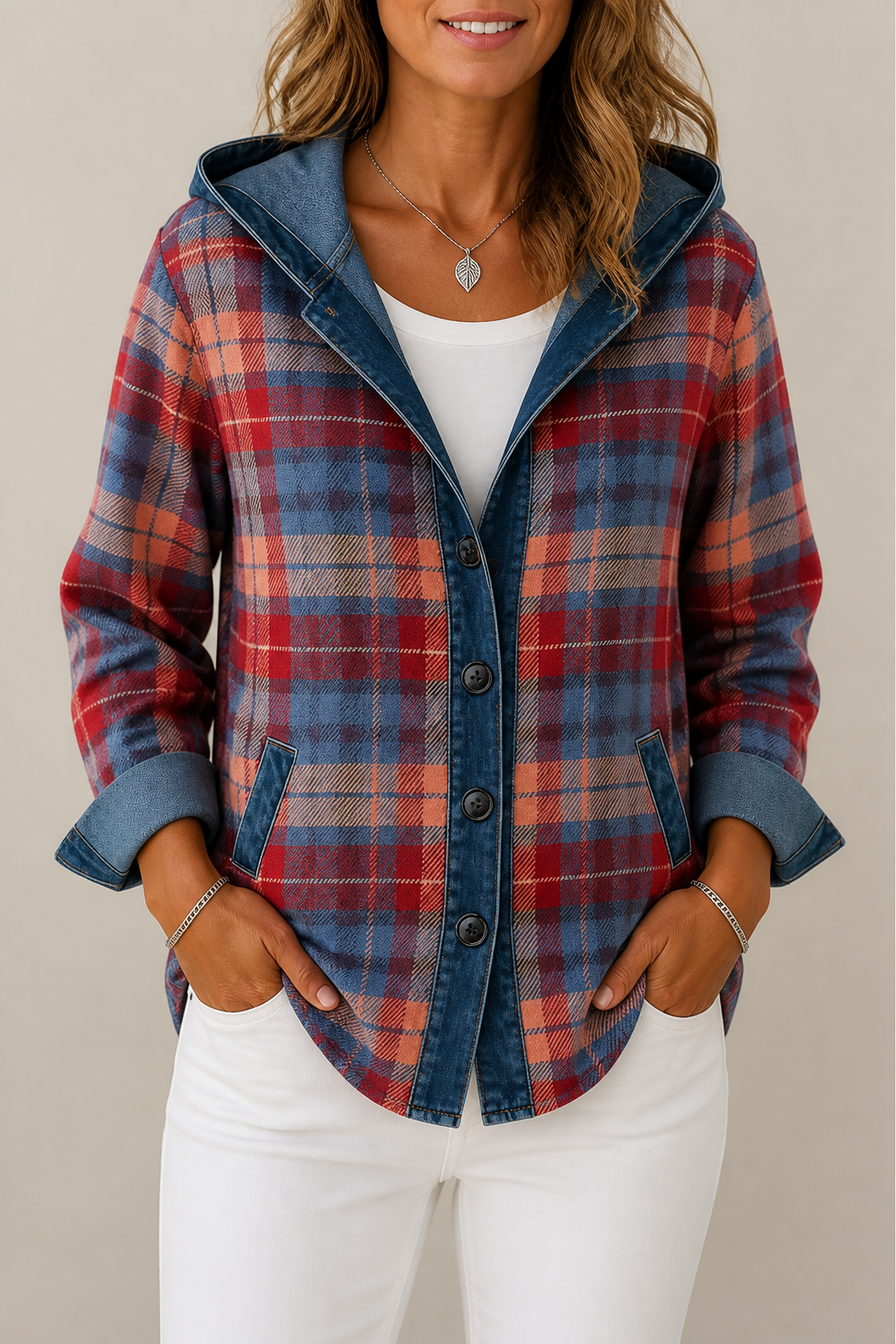 Havelyn Hooded Knit Cardigan - Women's Floral Rib Jacket