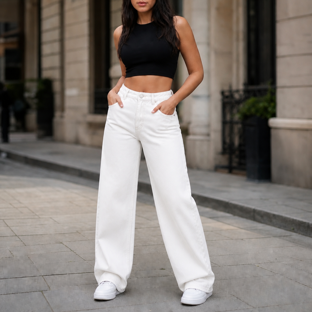 Vela Straight Jeans - High Rise Relaxed Women's Jeans