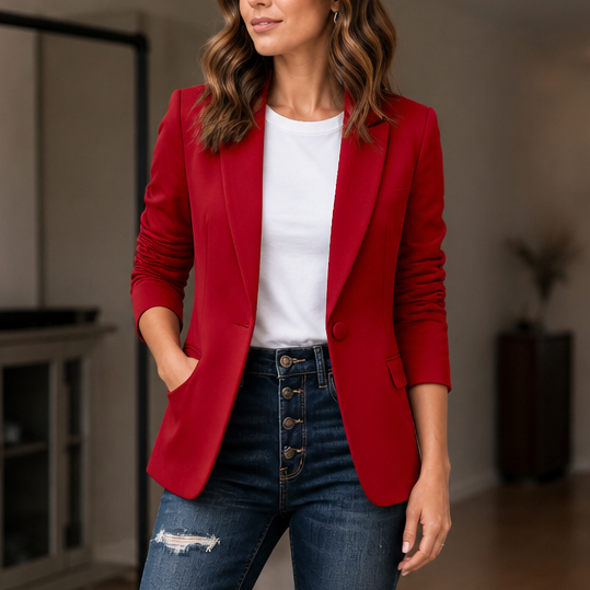 Formelle Cropped Blazer - Tailored Women's Work Jacket