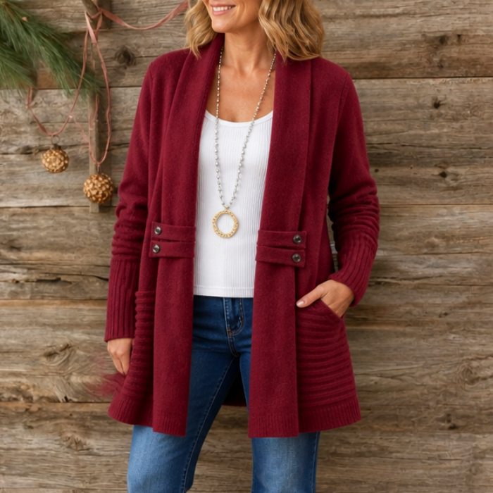 Everdrape Shawl Collar Cardigan - Wool-Blend Women's Knit