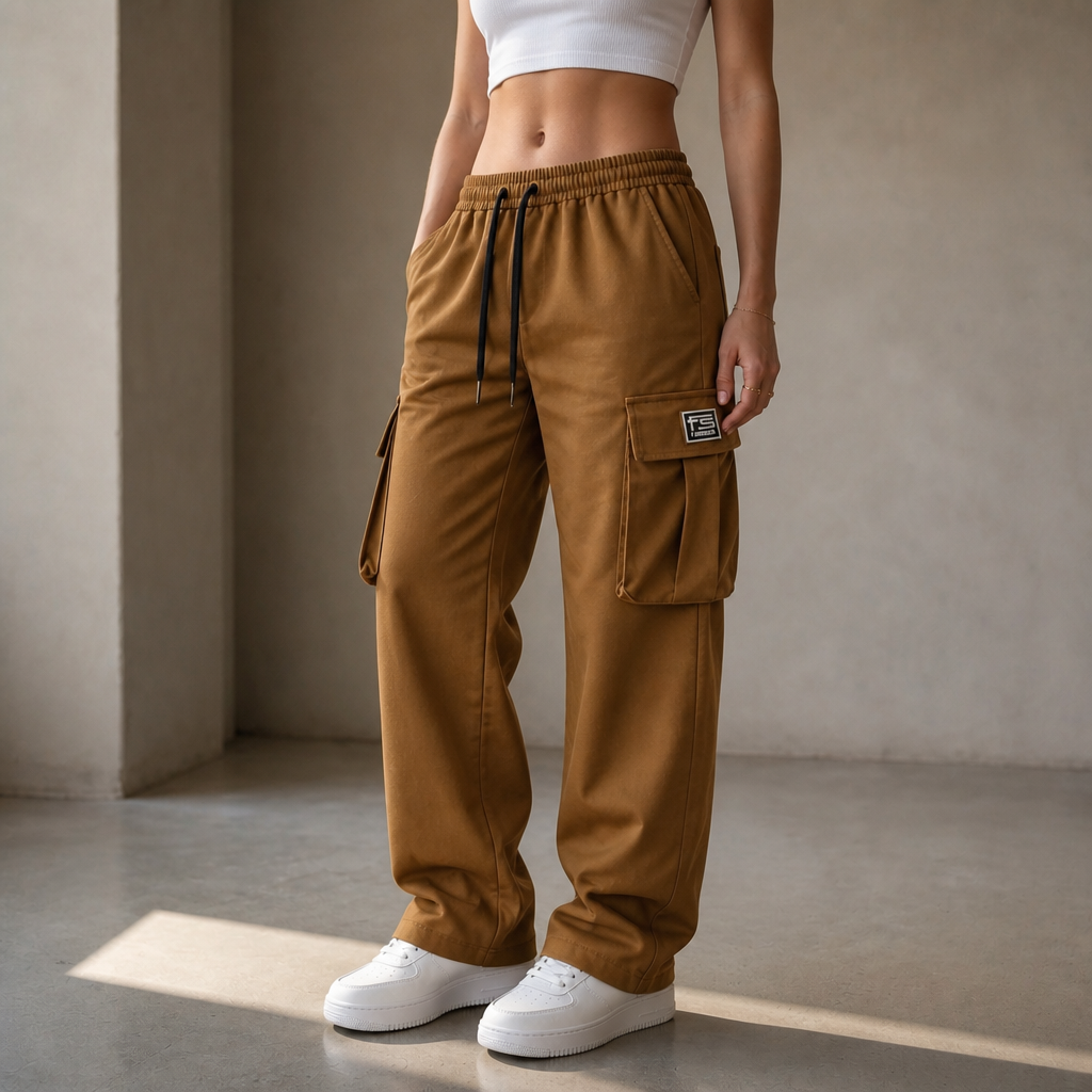 Easeway Cargo Pants - Women's Relaxed Straight Leg Cargo