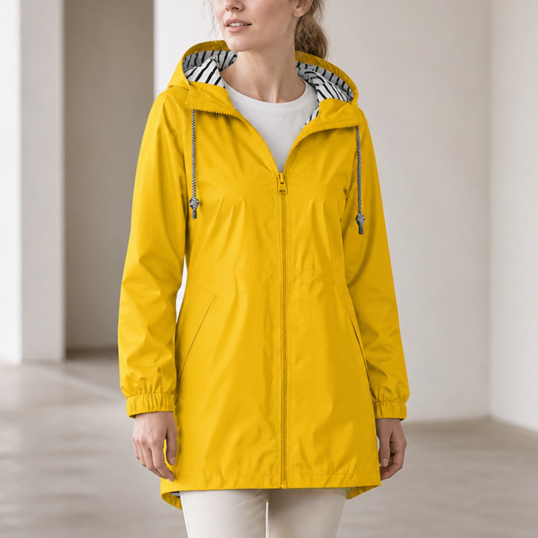 Rainfell Hooded Rain Jacket - Women's Packable Raincoat