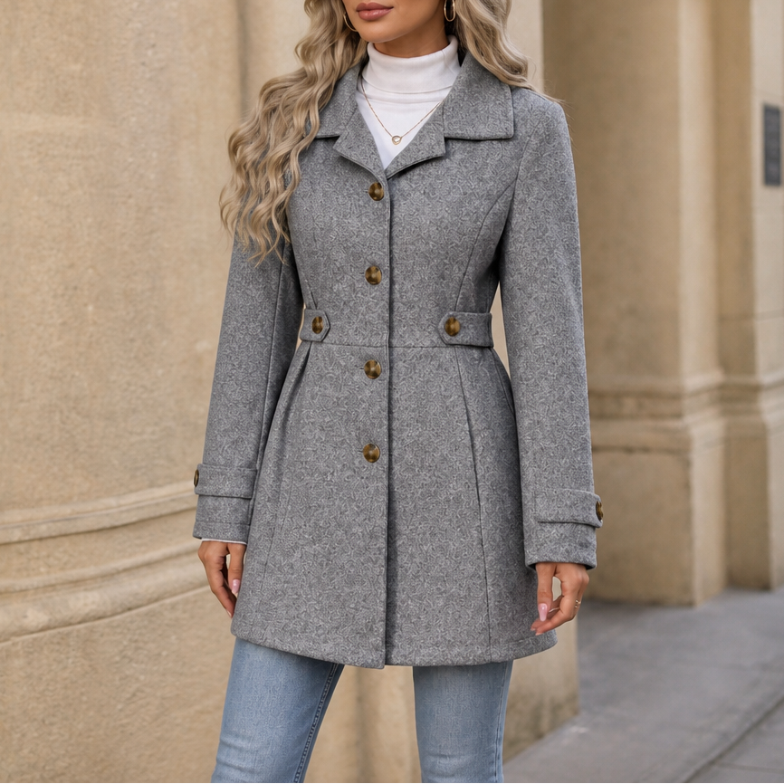 Vestalle Belted Trench Coat - Women's Tailored Lined Coat