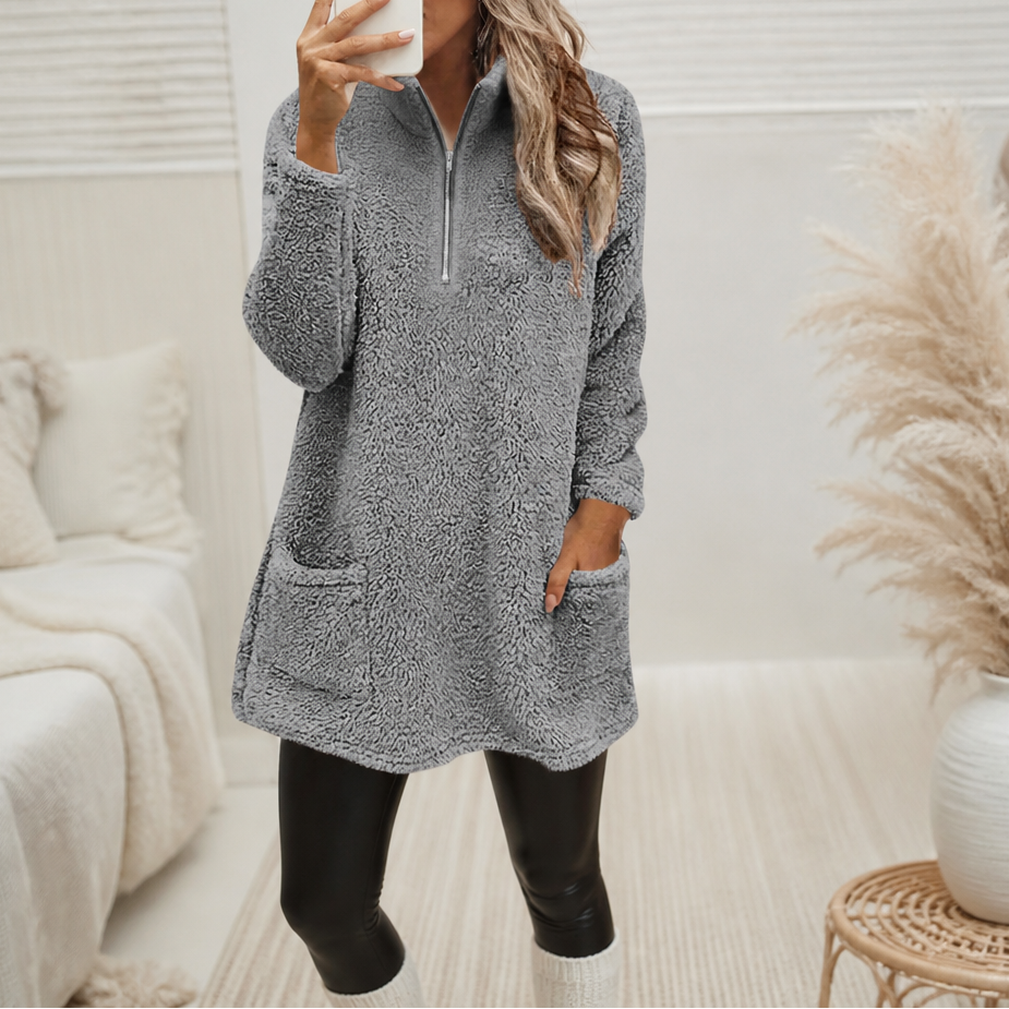 Wearlyn Half-Zip Sherpa Fleece - Women's Longline Pullover