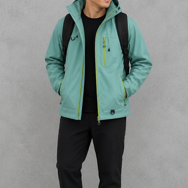 Vantrek Waterproof Windbreaker - Lightweight Rain Jacket