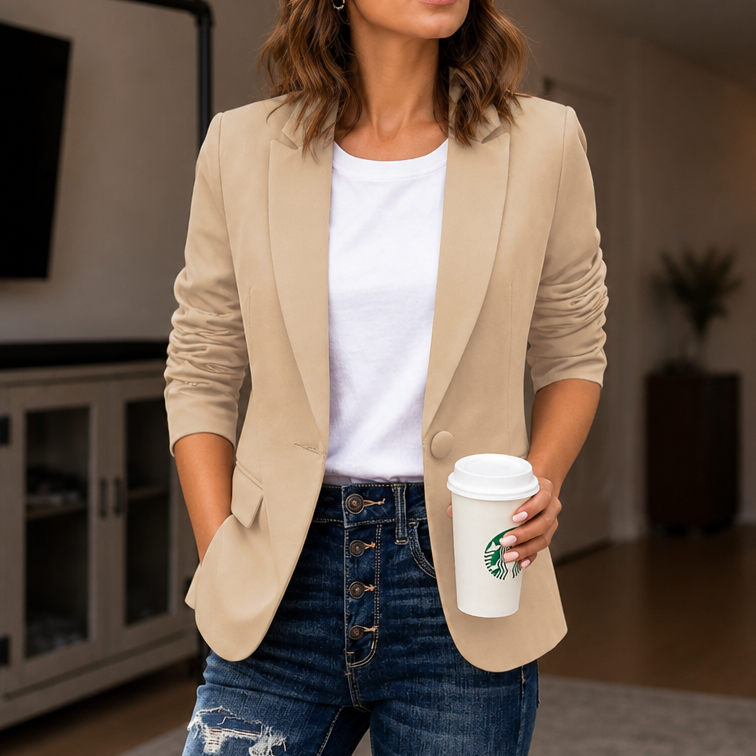 Formelle Cropped Blazer - Tailored Women's Work Jacket