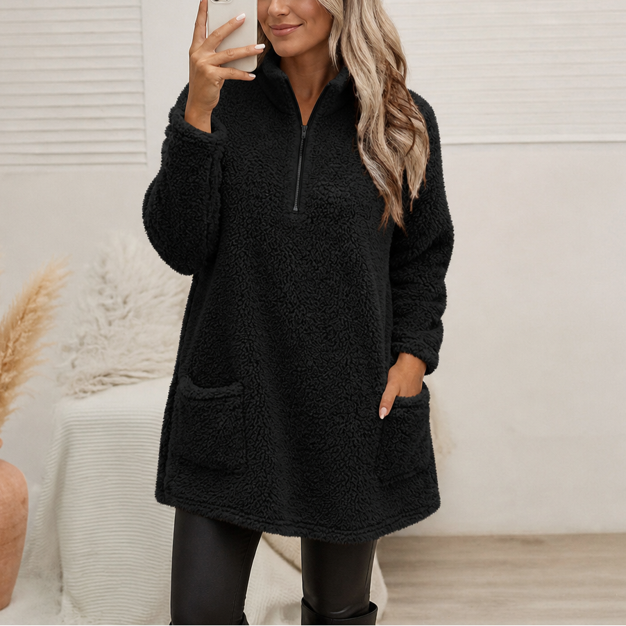 Wearlyn Half-Zip Sherpa Fleece - Women's Longline Pullover