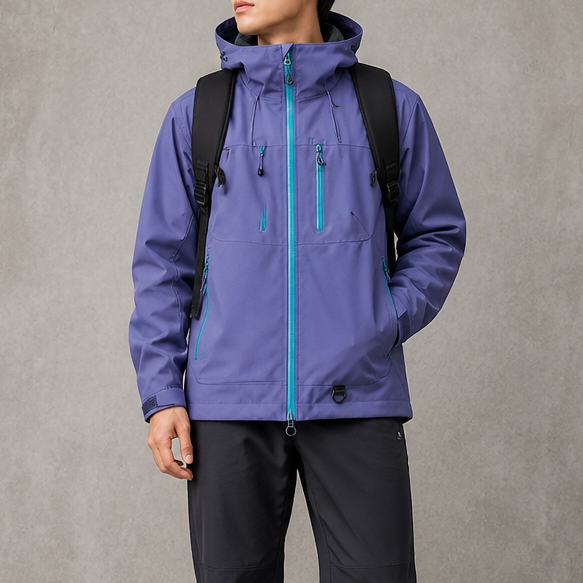 Vantrek Waterproof Windbreaker - Lightweight Rain Jacket
