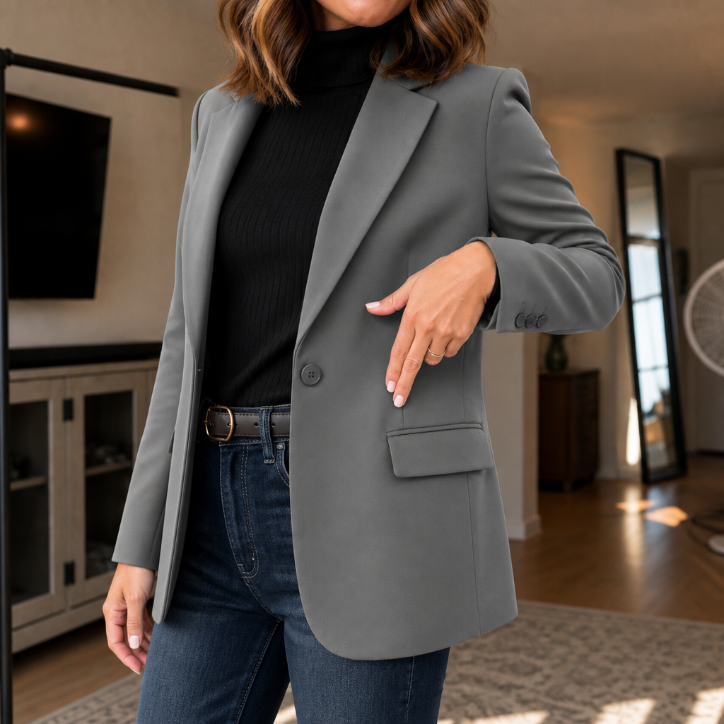 Formelle Cropped Blazer - Tailored Women's Work Jacket