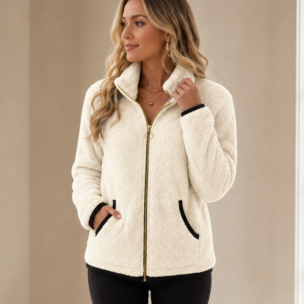 Cozyline Fleece Zip Jacket - Double-Layer Women's Jacket