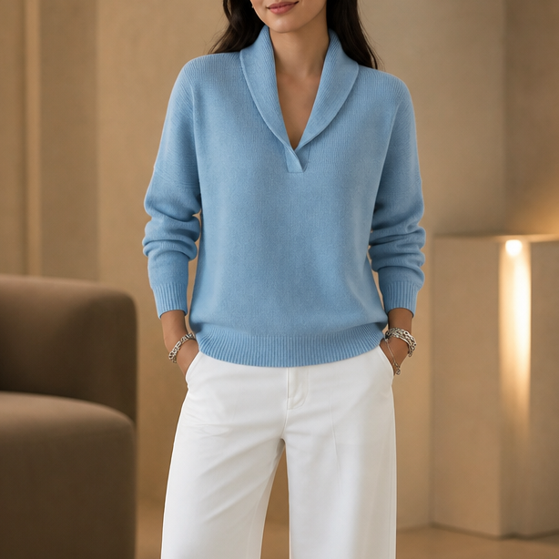 Wrapstead Shawl Collar Sweater - Women's Knit Jumper