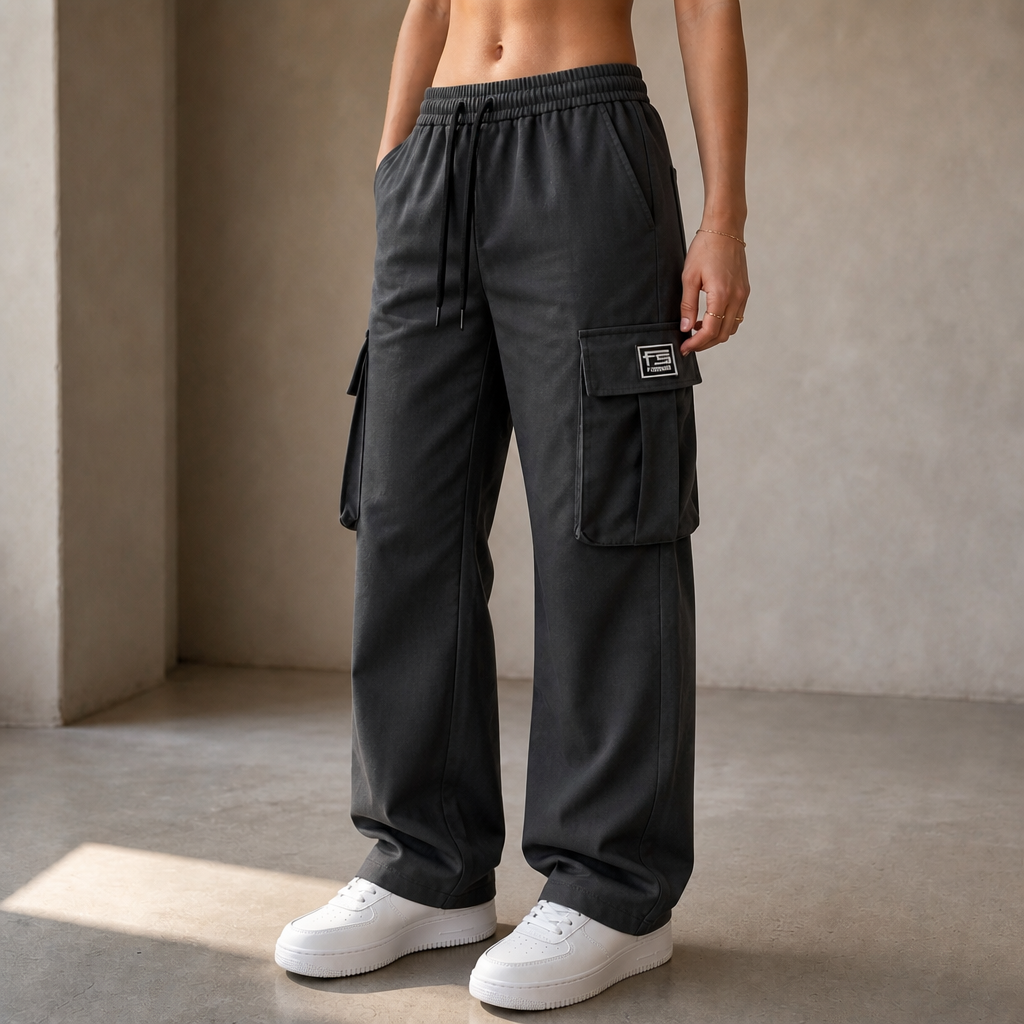 Easeway Cargo Pants - Women's Relaxed Straight Leg Cargo