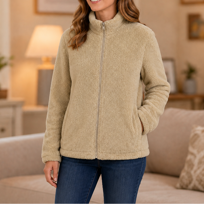 Velora Fleece Jacket - Women's Stand Collar Zip Fleece