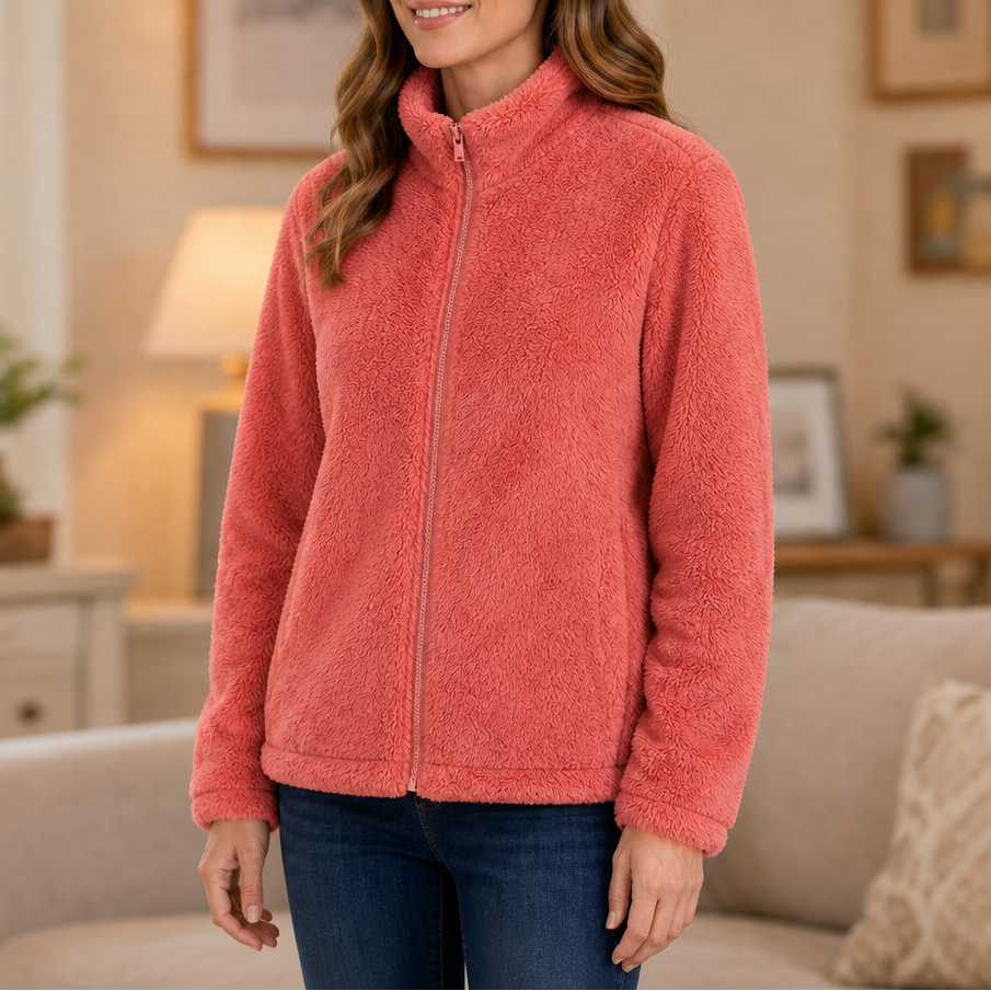 Velora Fleece Jacket - Women's Stand Collar Zip Fleece
