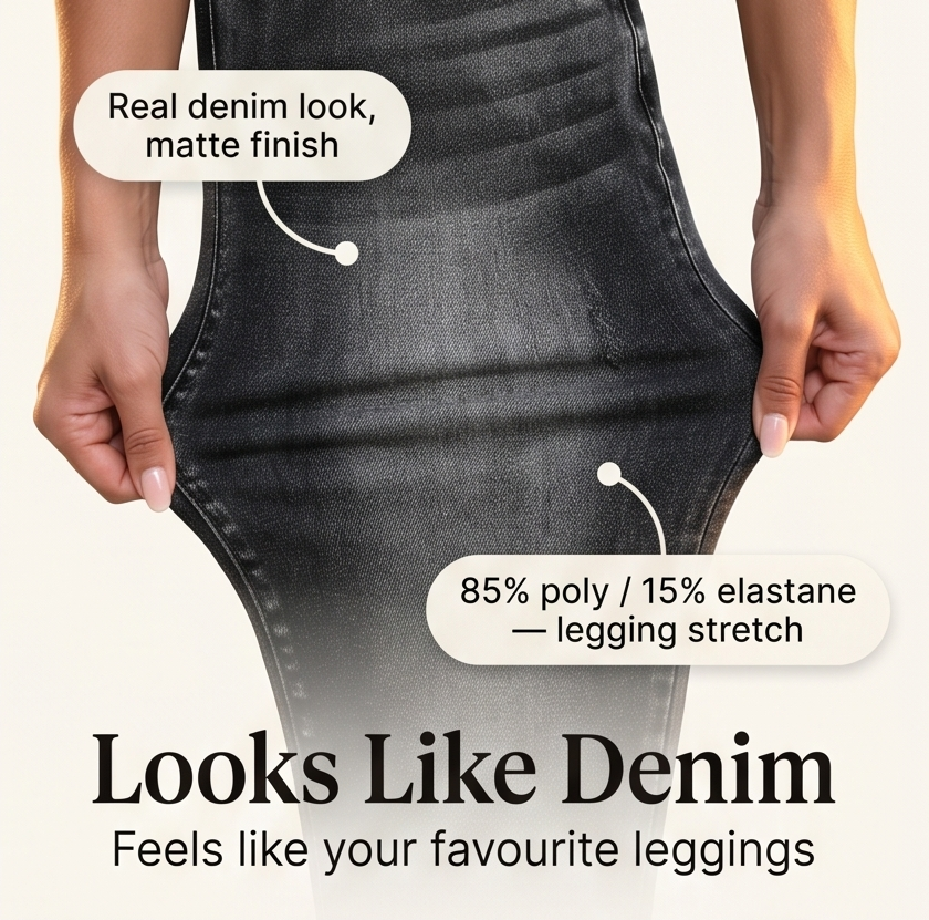 Vellora Denim Capris - Women's High Waist Drawstring Jeans