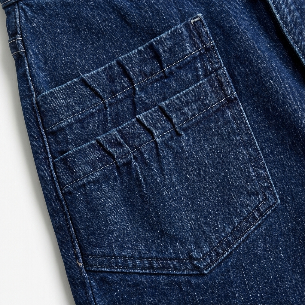Vellora Patch Pocket Jeans - Women's Wide Leg Jeans