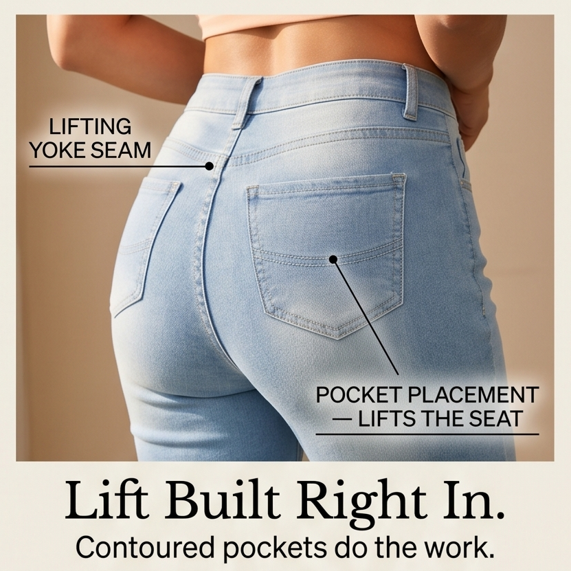 Velora Capri Jeans - High Waist Women's Cropped Jeans