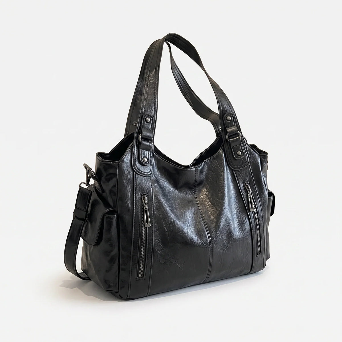 Slouchy Shoulder Bag - Everyday Women's Hobo Handbag