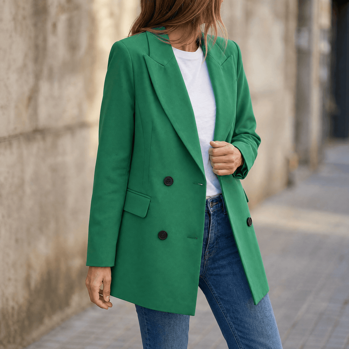 Vivara Double Breasted Blazer - Women's Everyday Blazer