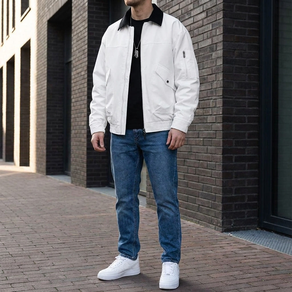 Fletcher Workwear Jacket - Men's Zip Front Jacket